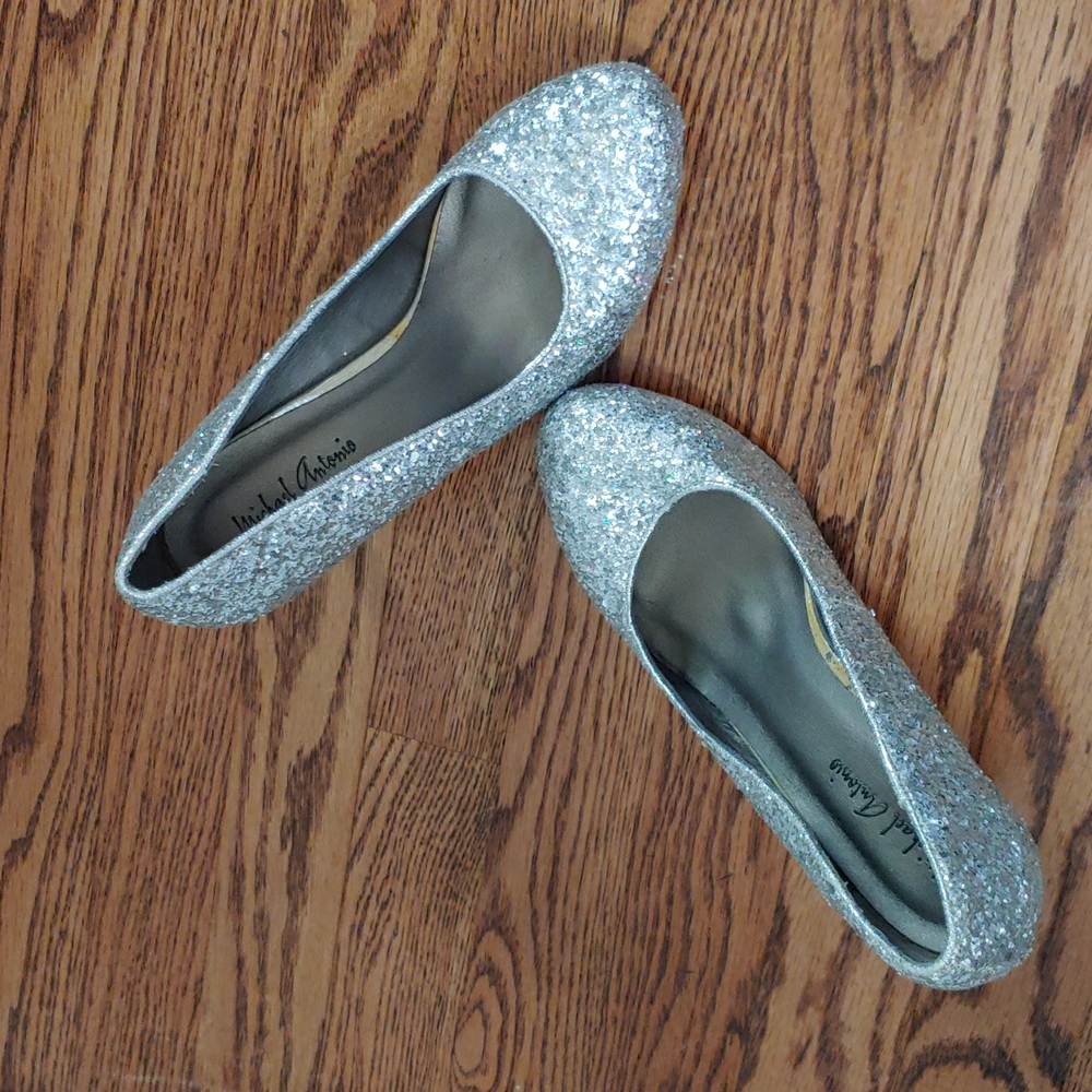 Silver Sparkling Event Heels